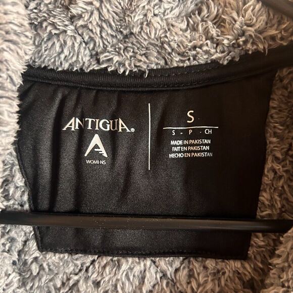 Women's Antigua Heathered Gray Golden Knights Hooded Full-Zip Vest S - Picture 5 of 9